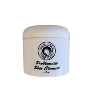New Face New Body Problematic Skin Cleanser 4 fl oz jar front view